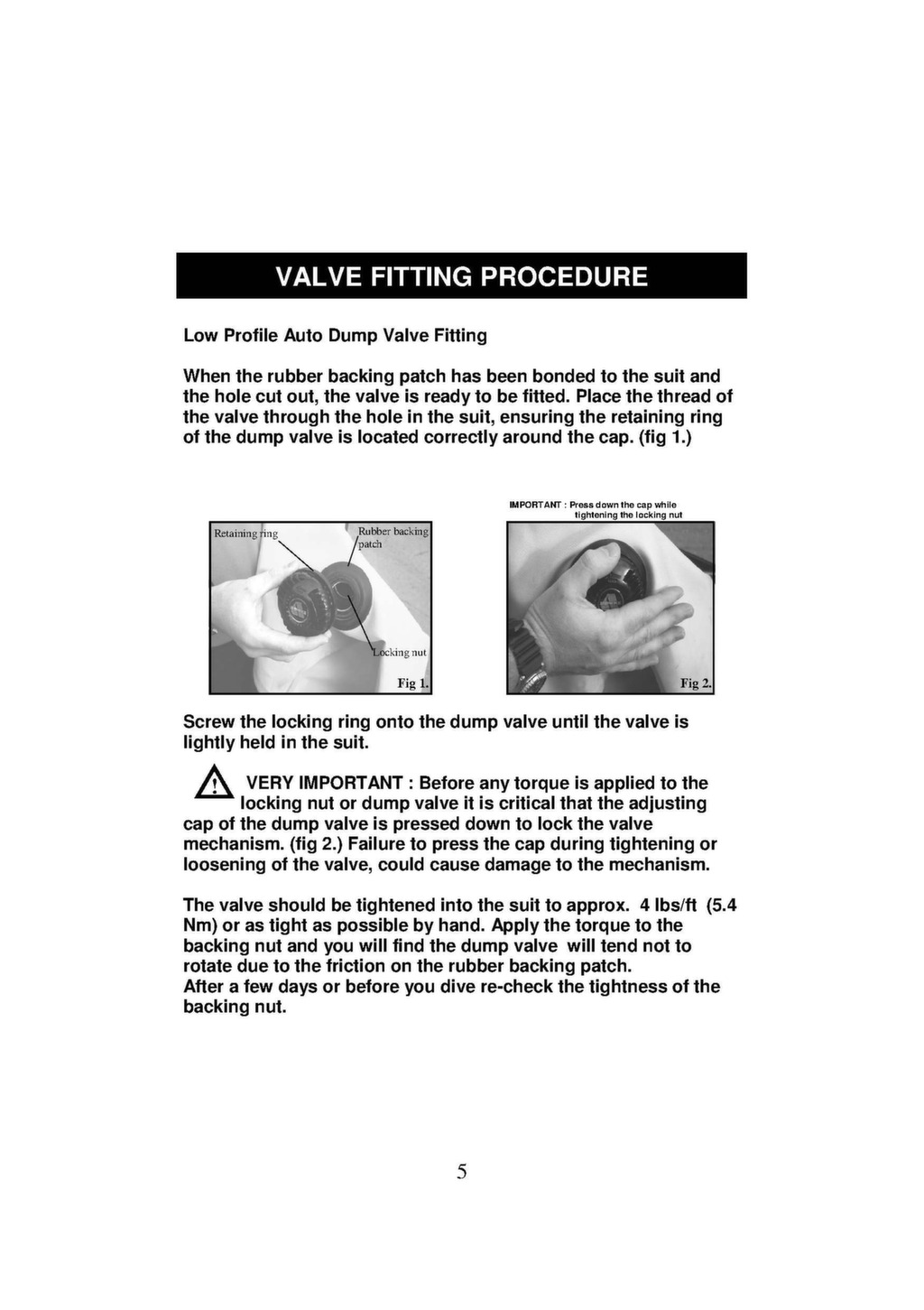 Aqualung Drysuit Valve Tauchblog